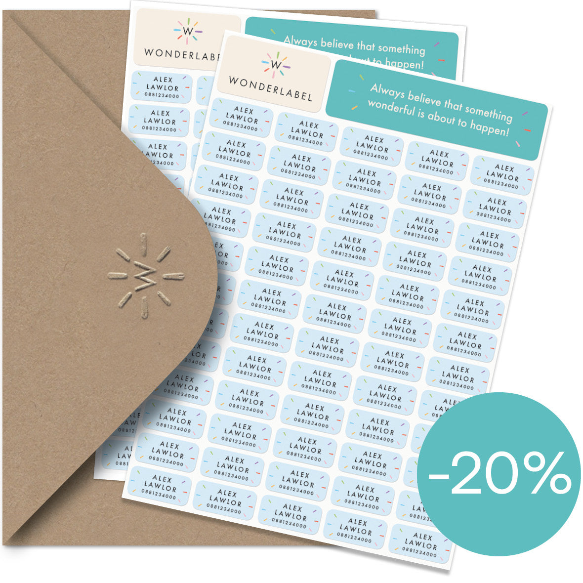 Wonder Label™ - Value Packs - Save 20%